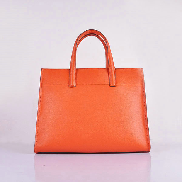 2014 Prada saffiano calf leather tote bag BN2603 orange